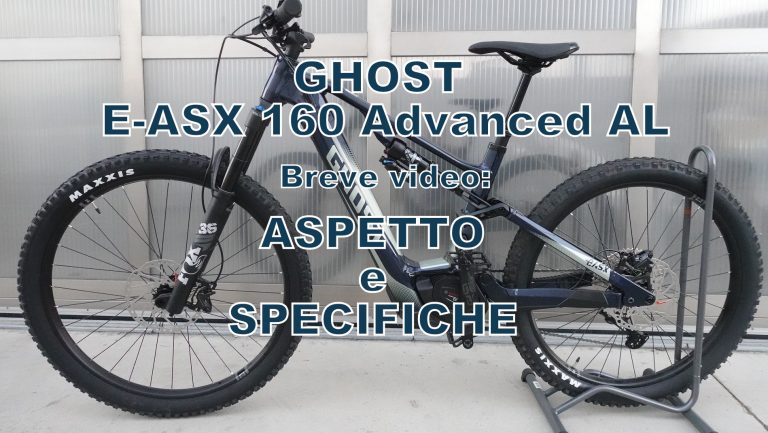Recensione mtb GHOST E-ASX 160 Advanced AL
